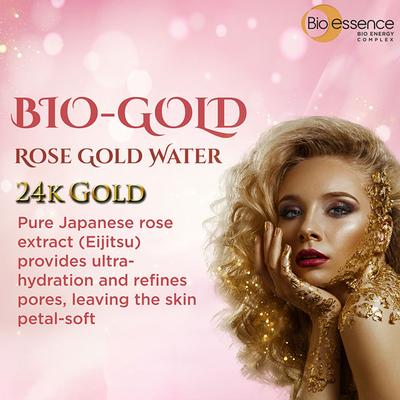 Bio-Essence Bio-Gold Rose Gold Water Essence 100 ml - Toners