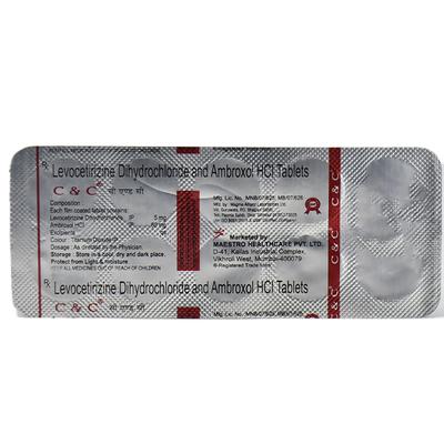 C & C Tablet 10's - Allergies-Ant