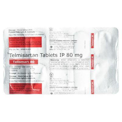 TELISMART 80 Tablet 10's - Hypertension-Ang