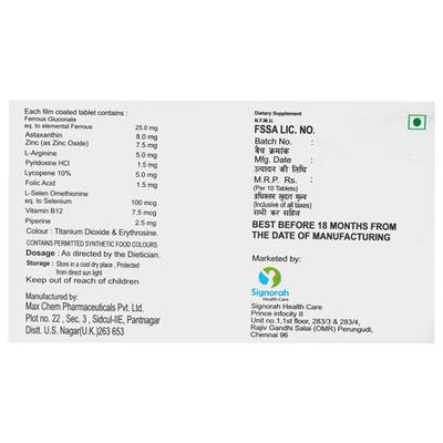 M HOOD Tablet 10's - Supplements-Vam