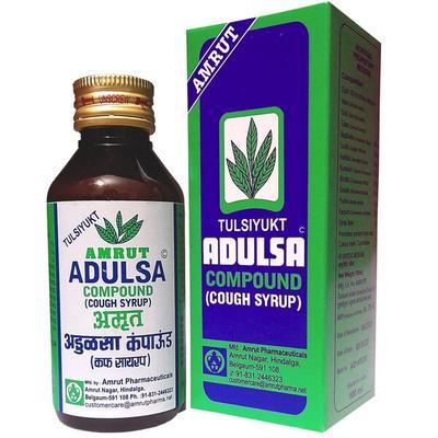Amrut Tulsiyukt Adulsa Compound Cough Syrup 100 ml - Cough Syrup