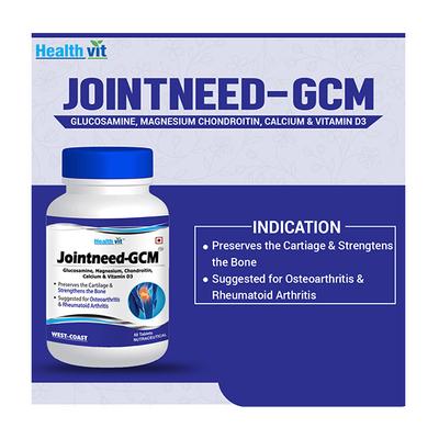 HealthVit Jointneed-Gcm Tablet 60's - Vital Health