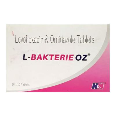 L BAKTERIE OZ Tablet 10's - Bacterial Infections-Qui
