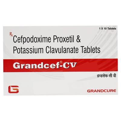 GRANDCEF CV Tablet 10's - Bacterial Infections-Cep