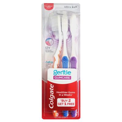 Colgate Gentle Gumcare Toothbrush -Ultra Soft (Buy 2 Get 1 Free) - Toothbrushes