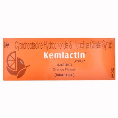 Kemlactin Orange Flavour Sugar Free Syrup 200ml - Allergies-Ant