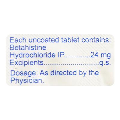 VESBAL 24 Tablet 10's - Vertigo-Ant