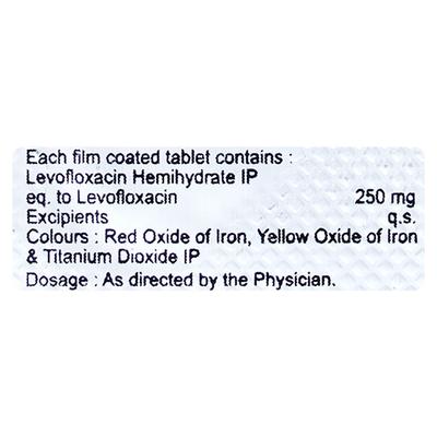 LEVOTAB 250 Tablet 5's - Bacterial Infections-Qui