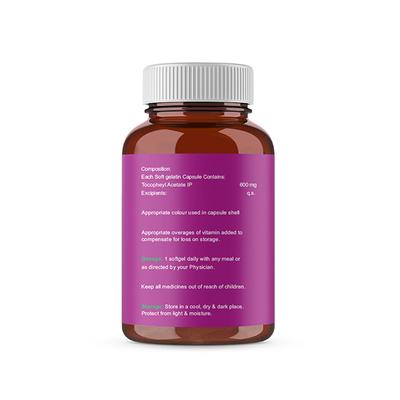 CF Evaprim Double Strength Vitamin E 800 IU + Evening Primrose Oil 200 mg Softgel 60's - Multi-Vitamins