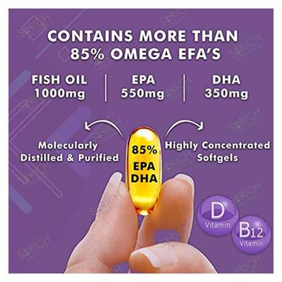 Sorich Organics Omega-3 Softgel 60's - Omega Fish Oil Fatty Acids
