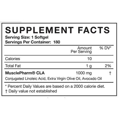 MusclePharm CLA Softgels 180's - General Health