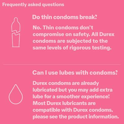Durex Sensually Flavoured Condoms - Bubblegum 10's - Plain/Flavoured Condoms