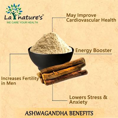 La nature's Ashwagandha 500 mg Capsule 60's - Ashwagandha