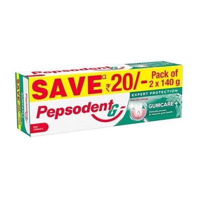 Pepsodent G Expert Protection Gum Care+ Toothpaste (Pack of 2 x 140 gm) - Toothpaste