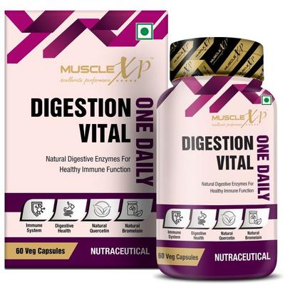 MuscleXP Digestion Vital One Daily Veg Capsule 60's - Digestive Health