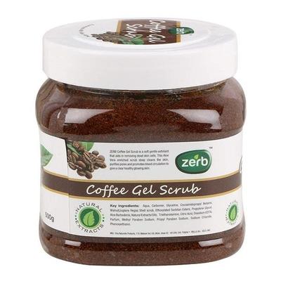 Zerb Coffee Gel Scrub 500 gm - Scrubs & Exfoliants