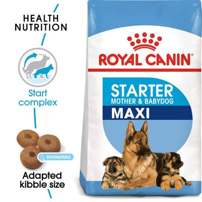 Royal Canin Maxi Starter Mother & BabyDog Dry Dog Food - (Adult Weight 26-44) 15 kg - Petfood