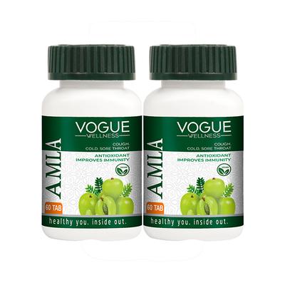 Vogue Wellness Amla Tablet (Pack of 2 x 60's) - Pure Herbs