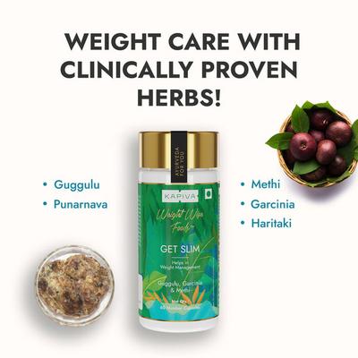 Kapiva Get Slim Capsules 60's - Speciality Medicines