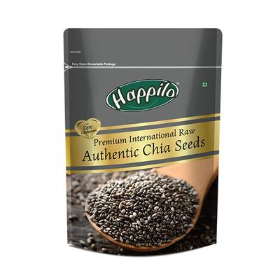 Happilo Premium International Raw Authentic Chia Seeds 250 gm - Nutritional Bars