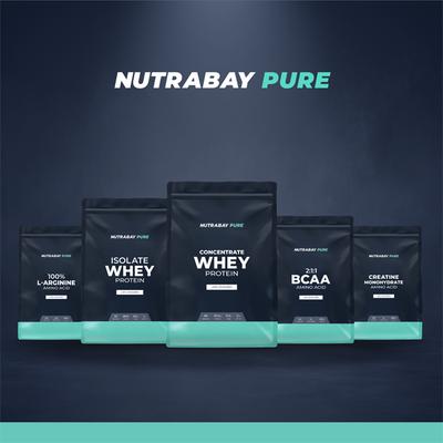 Nutrabay Pure Concentrate Whey Protein Powder - Unflavoured 500 gm - Whey Proteins