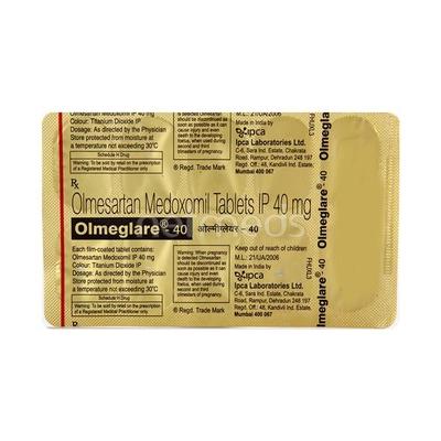 Olmeglare 40mg Tablet 10'S - Hypertension-Ang