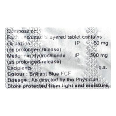 GLEZNOR M 60 Tablet 10's - Diabetes-Ant