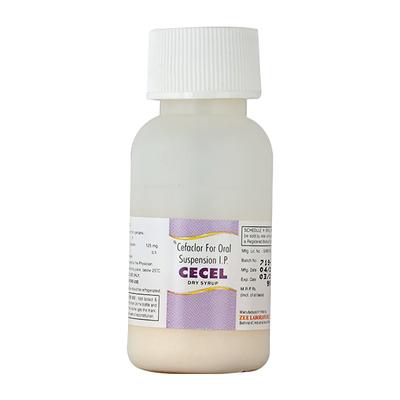 CECEL 125mg Dry Syrup 30ml - Bacterial Infections-Cep
