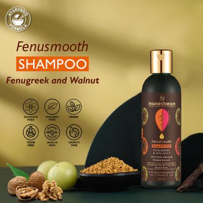 Manestream FenuSmooth Shampoo - Fenugreek & Walnut 100 ml - Shampoos