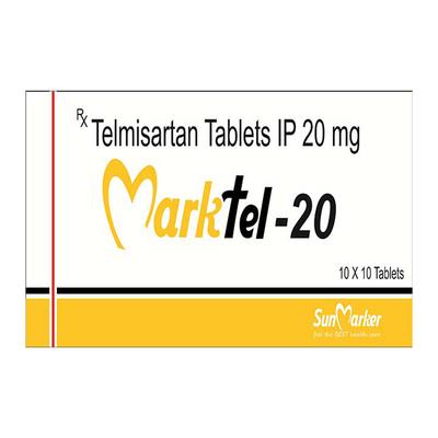 MARKTEL 20mg Tablet 10's - Hypertension-Ang
