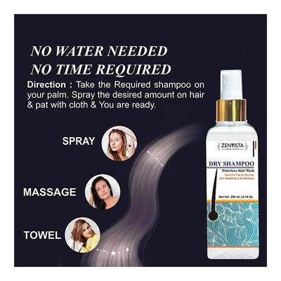 Zenvista Meditech Dry Shampoo 200 ml - Shampoos