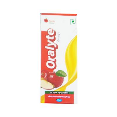 ORALYTE TETRA PACK APPLE FLAVOUR Liquid 200ml - Supplements-Ele
