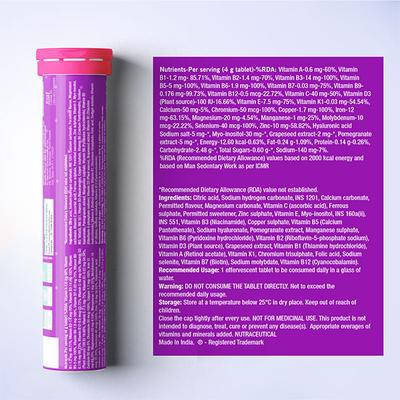 Chicnutrix Beautymins Effervescent Tablet - Orange Flavour 20's - Multi-Vitamins