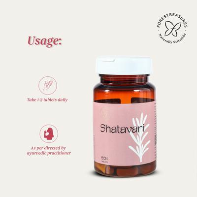 Forestreasures Shatavari Tablet 60's - Pure Herbs