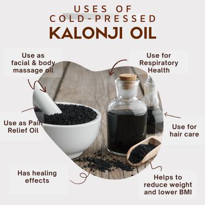 Coco Crush Cold Pressed Kalonji Oil - Balck Seed 200 ml - Personal Care (Ayush)