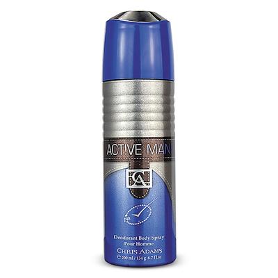 Chris Adams Active Man Deodorant Body Spray 200 ml - Men Deodorants/Roll-Ons