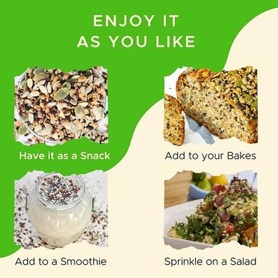 Plantvita High Protein Eats Seeds Mix 250 gm - Nutritional Bars