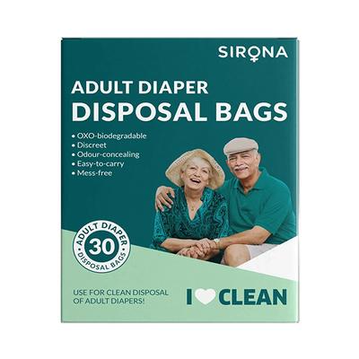 Sirona Premium Adult Diaper Disposal Bags (Pack of 30) 1's - Sanitary Napkins