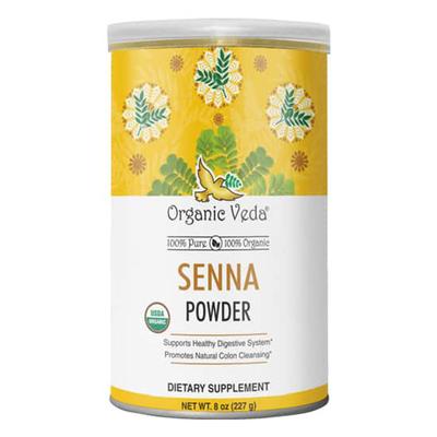 Organic Veda Senna Powder 227 gm - Pure Herbs