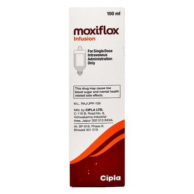 Moxiflox Infusion 100ml - Bacterial Infections-Qui