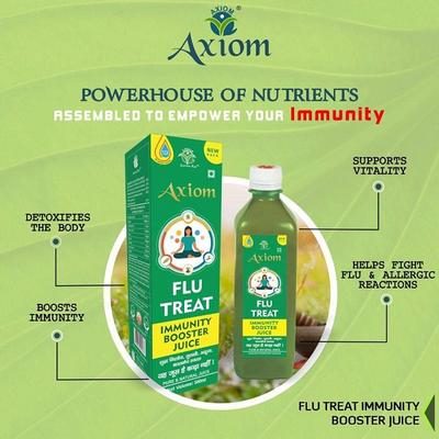 Axiom Jeevan Ras Flu Treat Juice 500 ml - Ayurvedic Juices