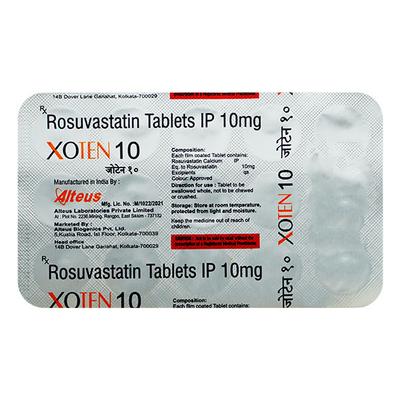 XOTEN 10mg Tablet 15's - High Cholesterol-Dys