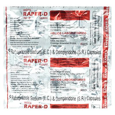 RAPER D 30/20 CAPSULE 10'S - Ulcer/Reflux/Flatulence-Aaa