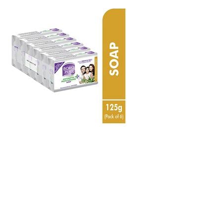 Boro Plus Antiseptic Moisturising Soap - Neem, Eucalyptus & Honey (Pack of 6 x 125 gm) - Personal Care (Ayush)
