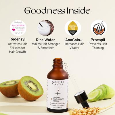 Nourish Mantra Advanced Hair Growth Serum 50 ml - Hair Serums