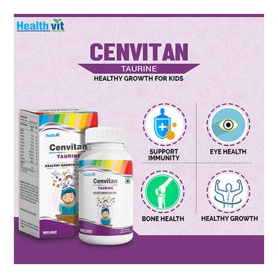HealthVit Cenvitan Taurine (Healthy Growth for Kids) Tablets 60's - General Health