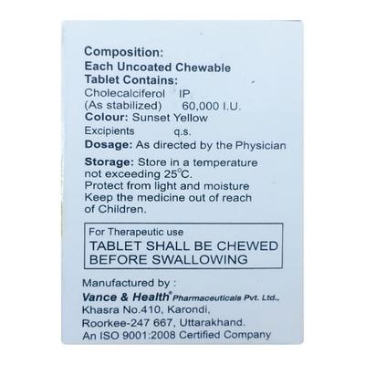 VANCE D3 Tablet 4's - Supplements-Vit