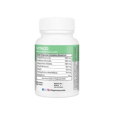 VitaGreen VitAcid Capsules 30's - Herbal Dietary Supplement
