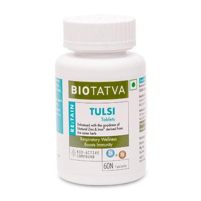 Biotatva Tulsi Tablet 60's - Herbal Dietary Supplement