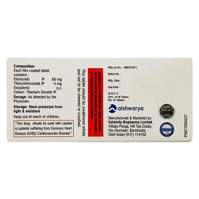 ETORICOB TH Tablet 10's - Muscle Spasm-Mus